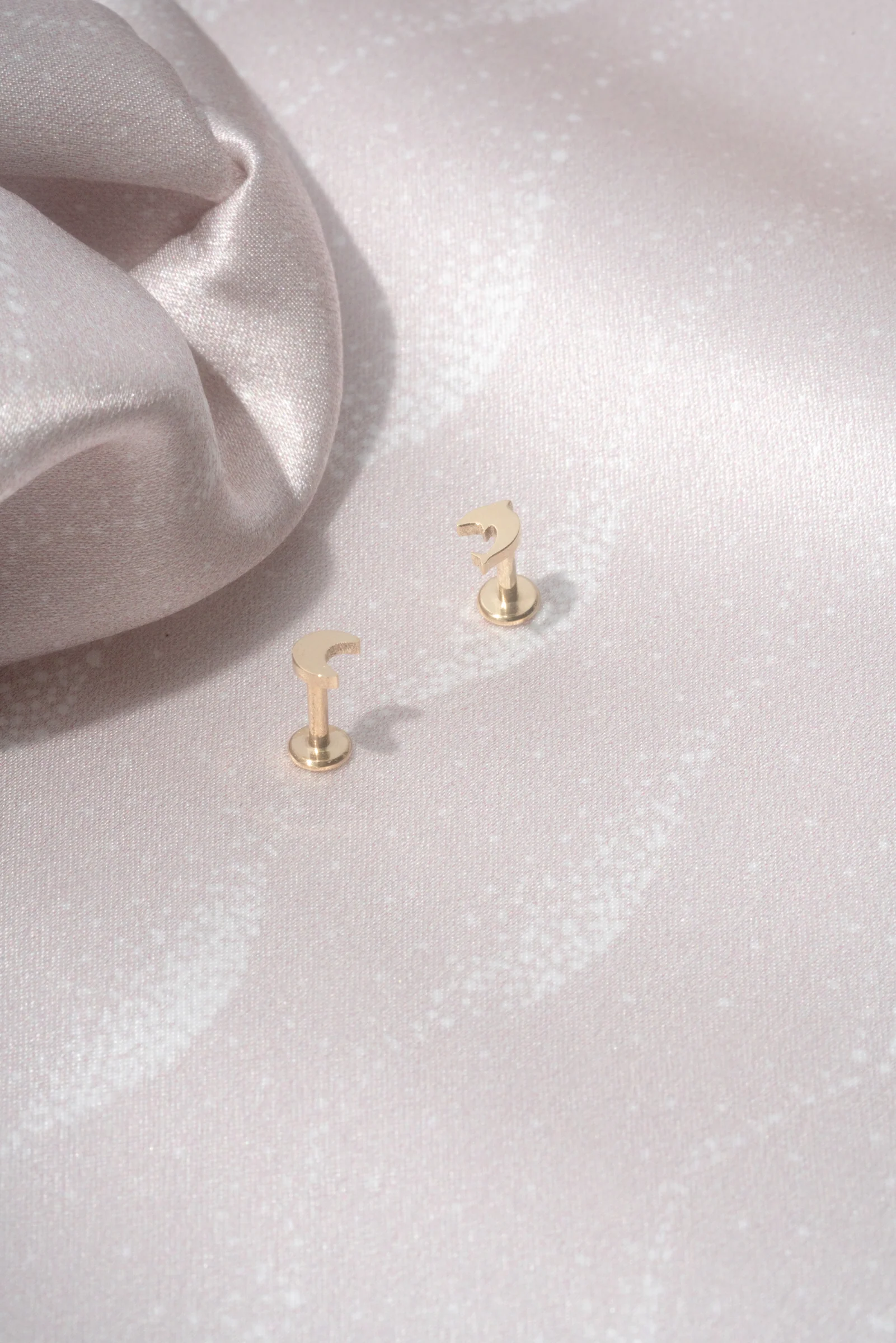 Moon Threaded Flat Back Stud (Single) - Image 5