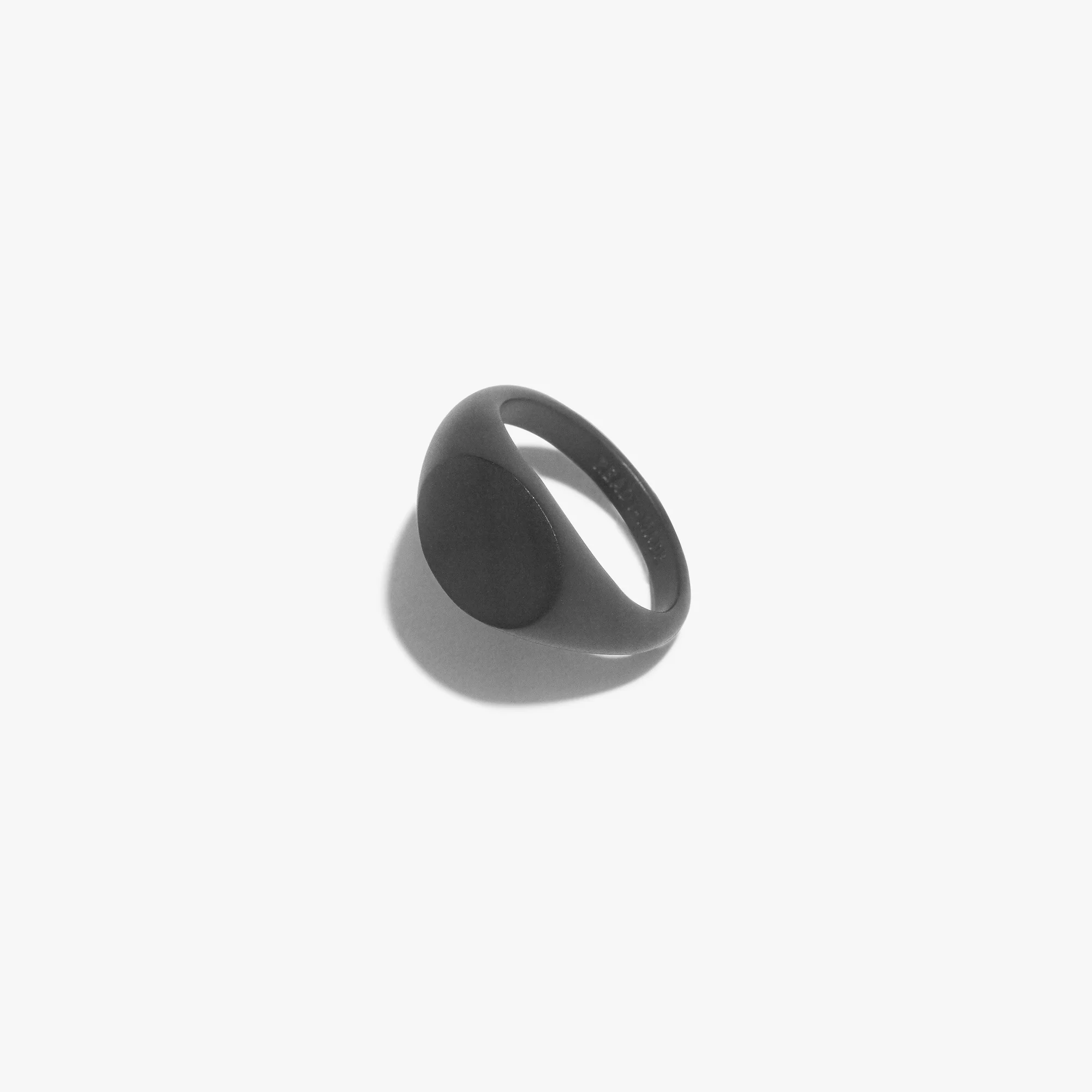 Oval Classic Signet Ring - Image 3