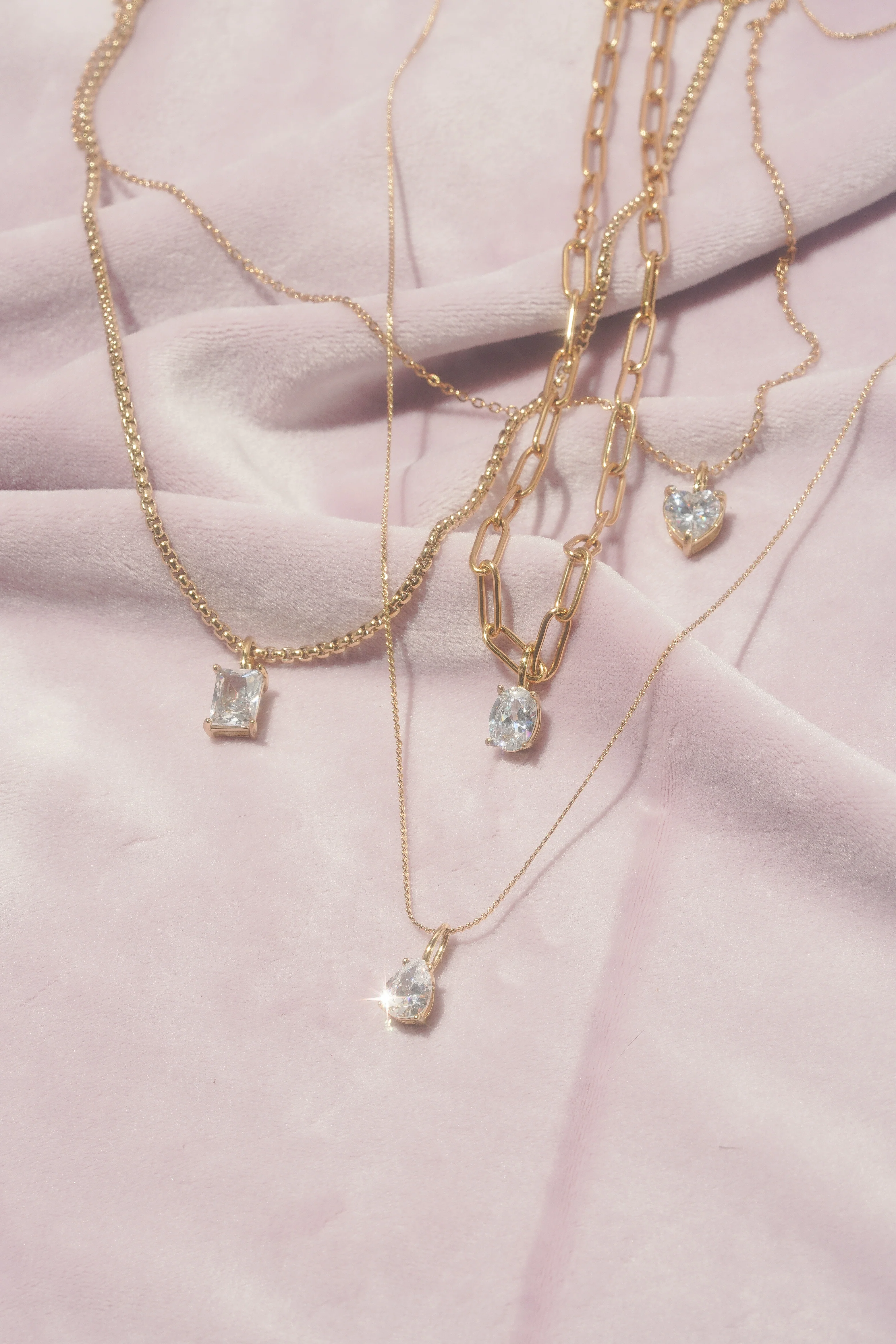 Oval Pronged Pendant - (Single) - Image 3