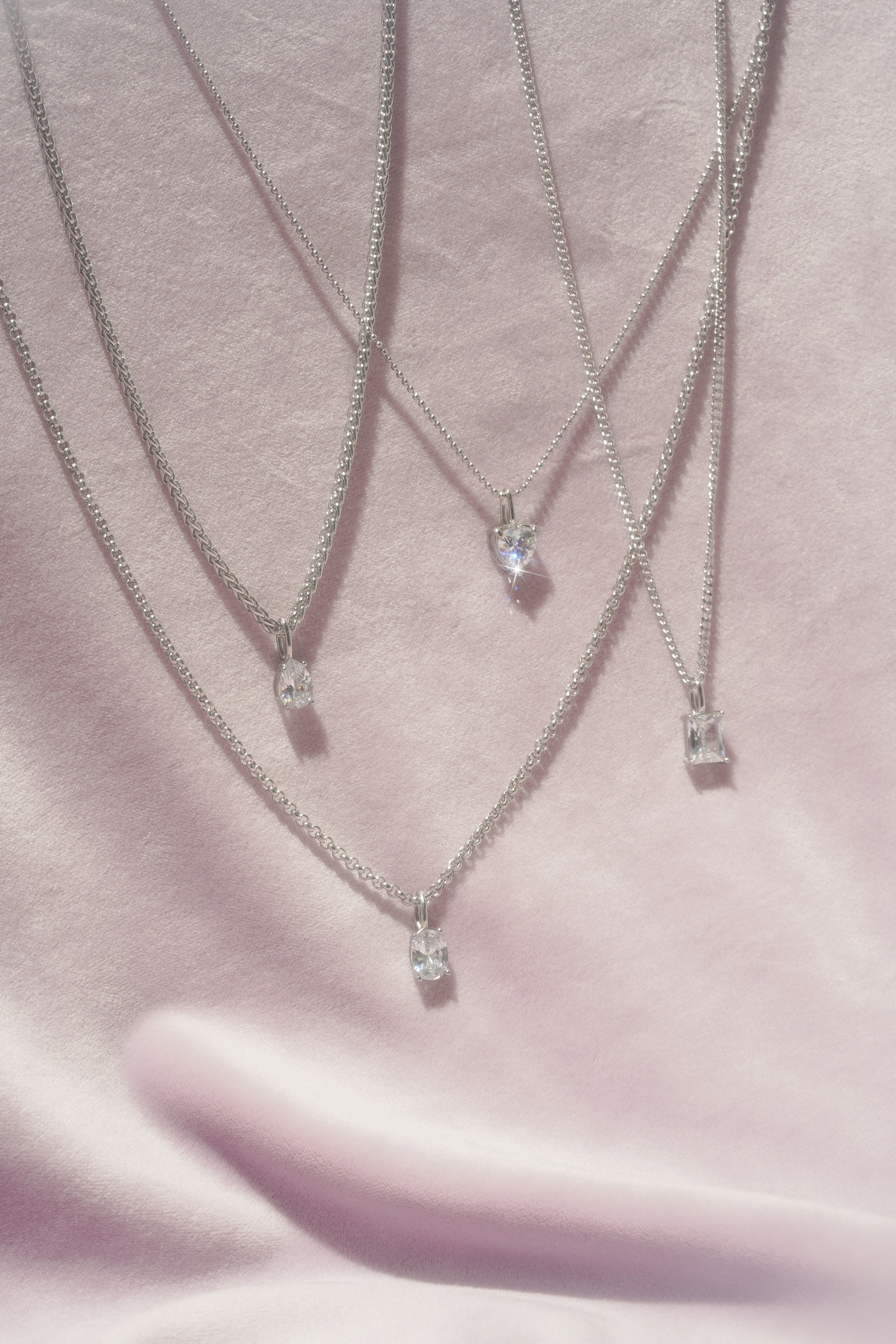 Oval Pronged Pendant - (Single) - Image 9