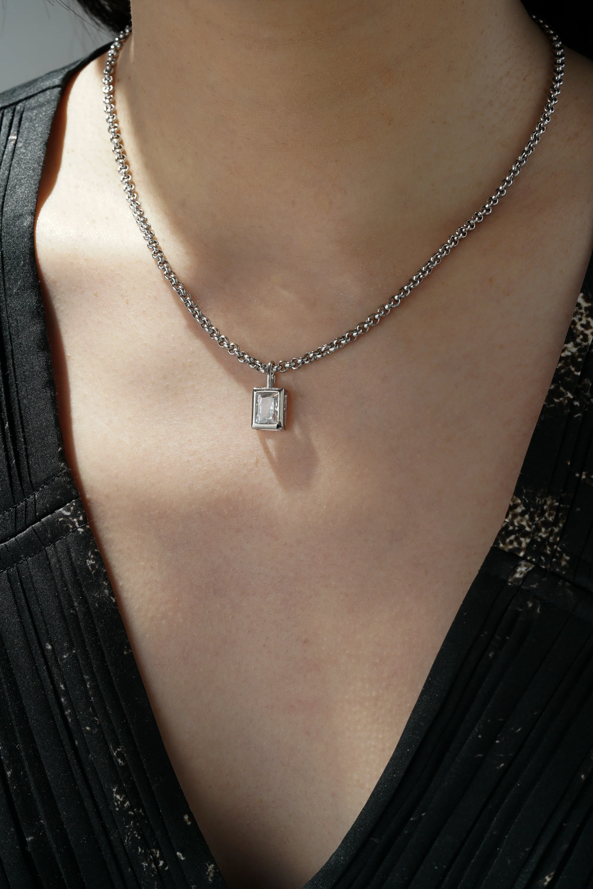 Rectangle Bezel Pendant - (Single) - Image 10