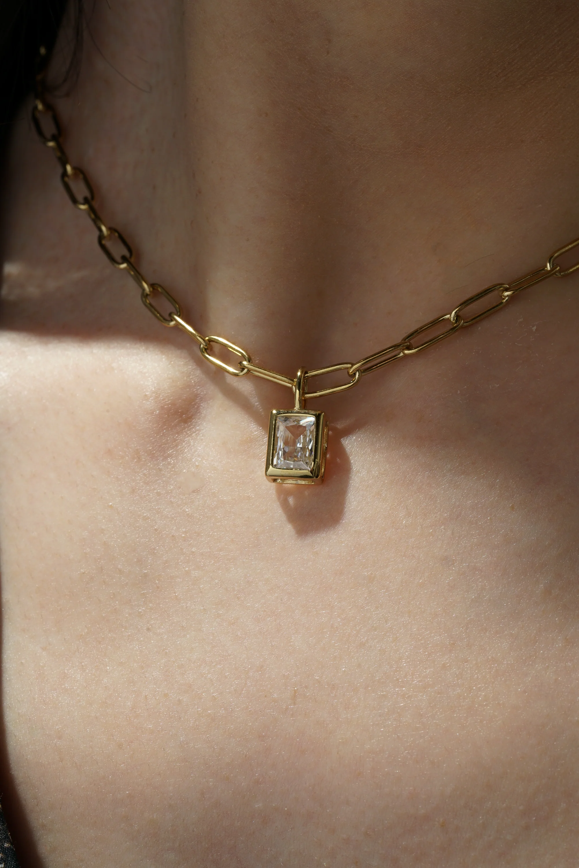 Rectangle Bezel Pendant - (Single) - Image 5