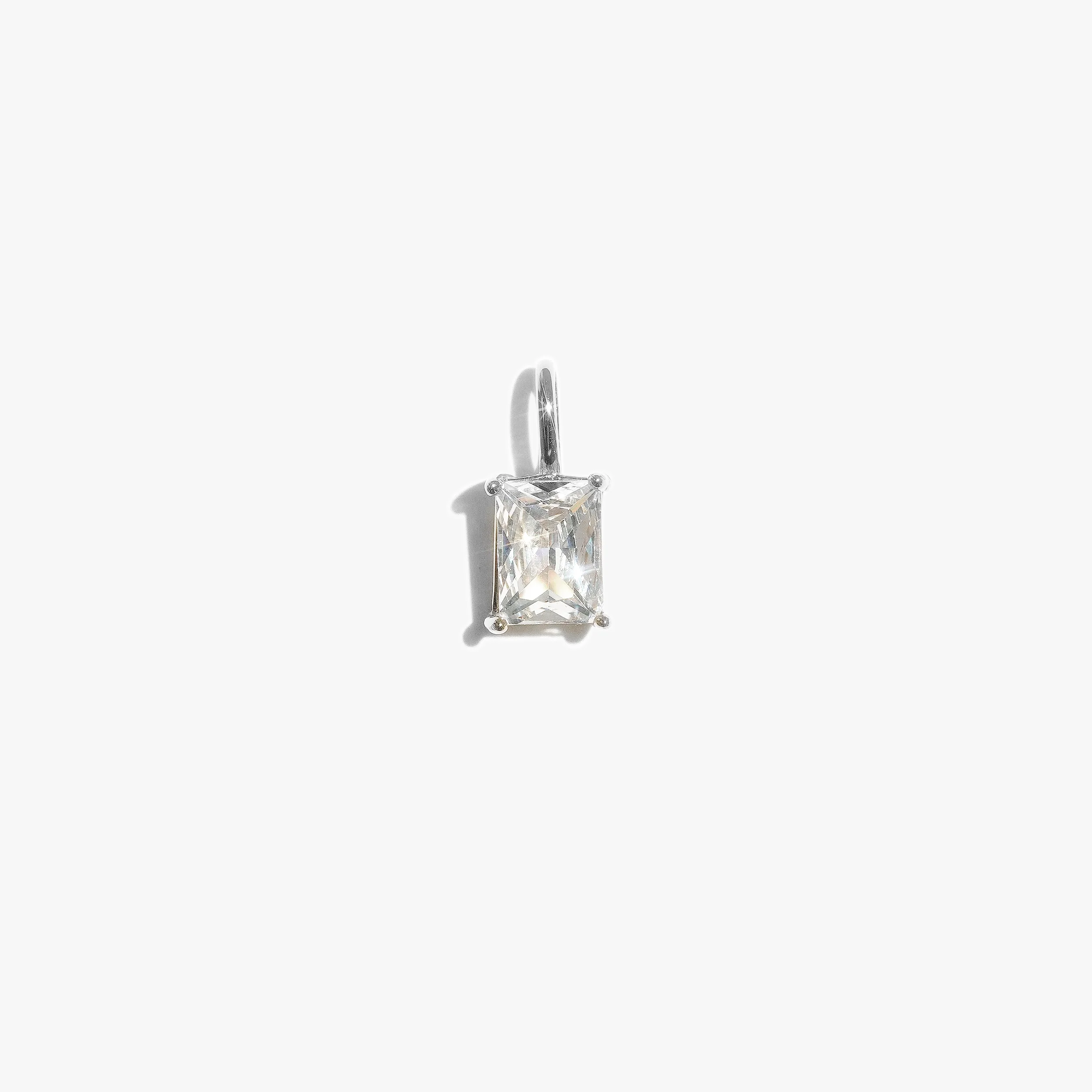 Rectangle Pronged Pendant - (Single) - Image 2