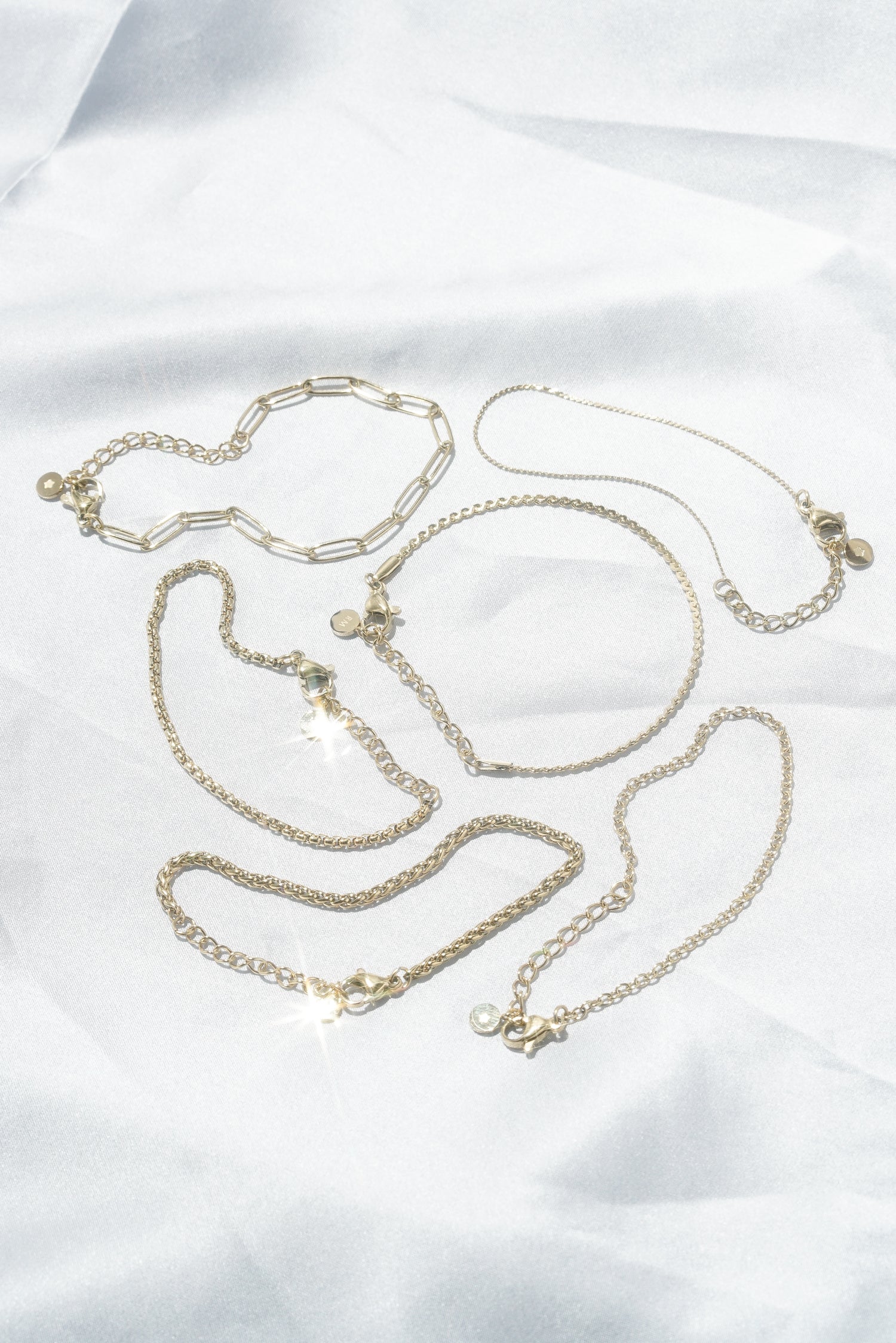 Refined Paperclip Anklet - Image 4