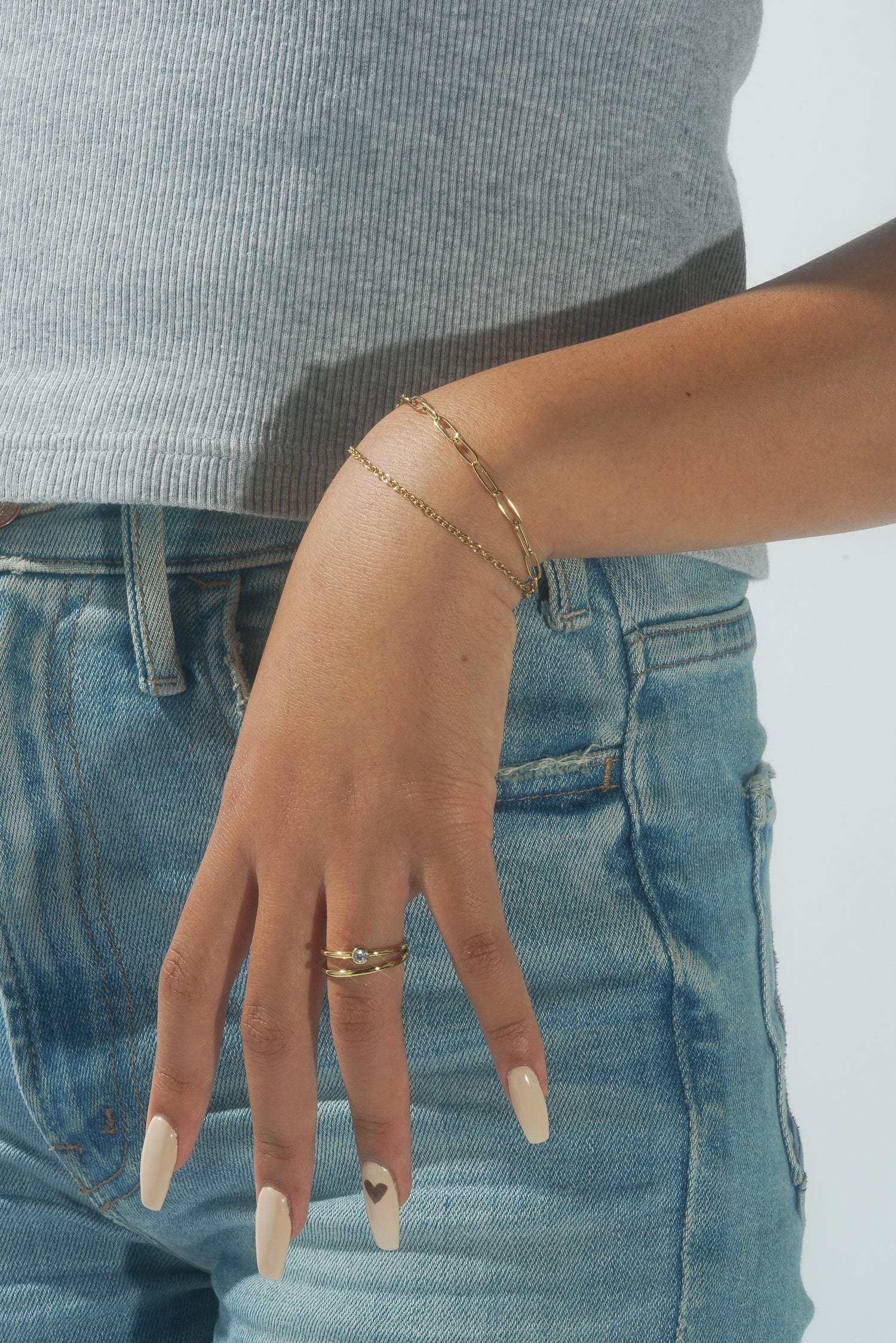 Refined Paperclip Bracelet - Image 3