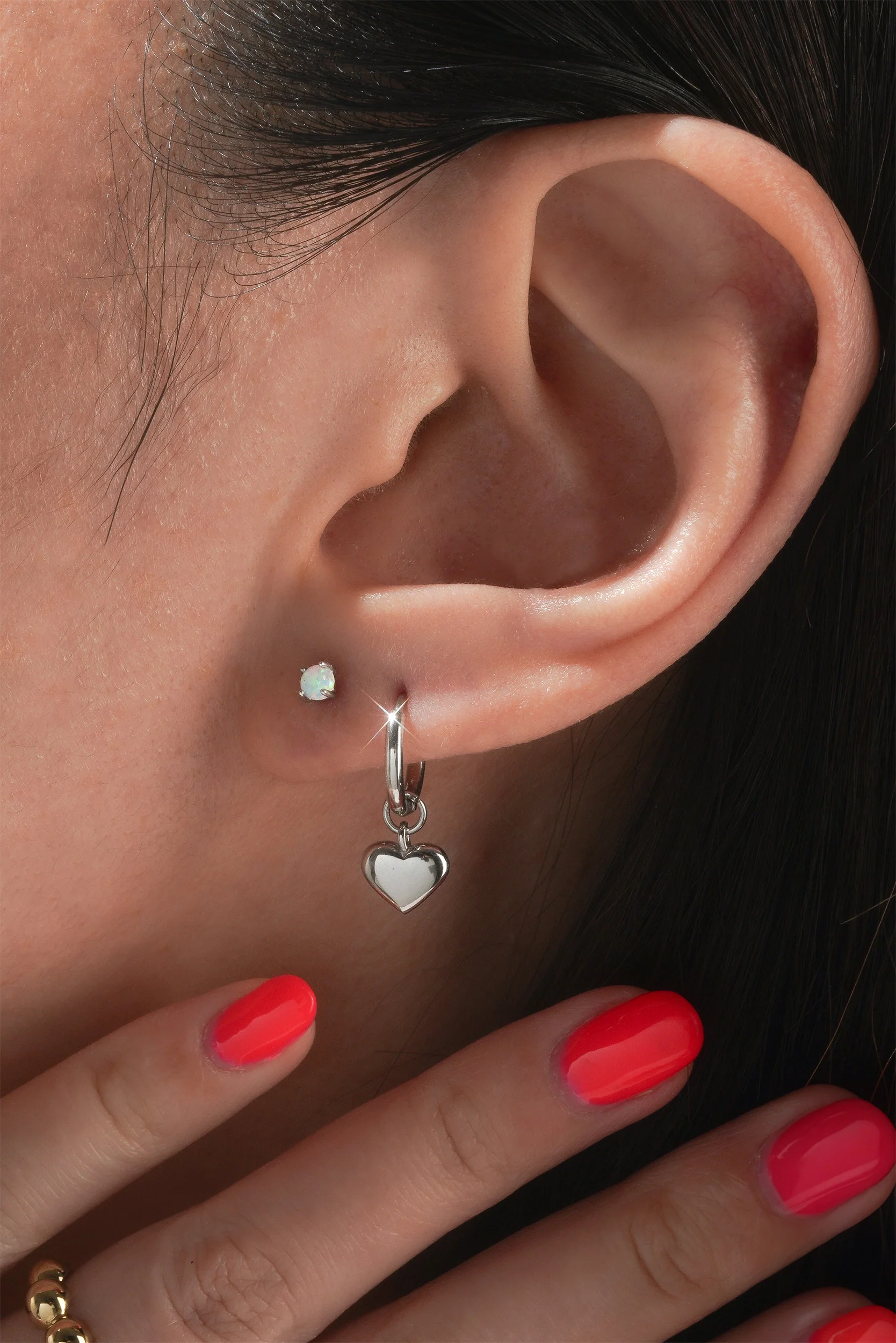 Round Opal Stud (Single) - Image 12