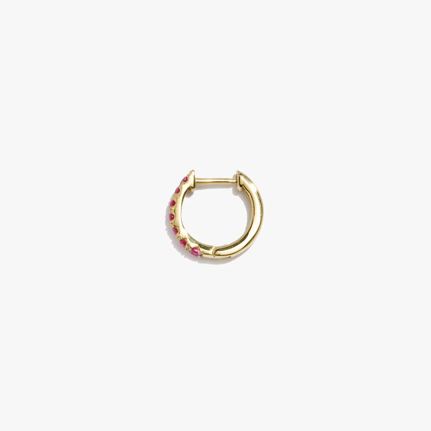 Ruby Satellite Huggie (Single) - Image 12