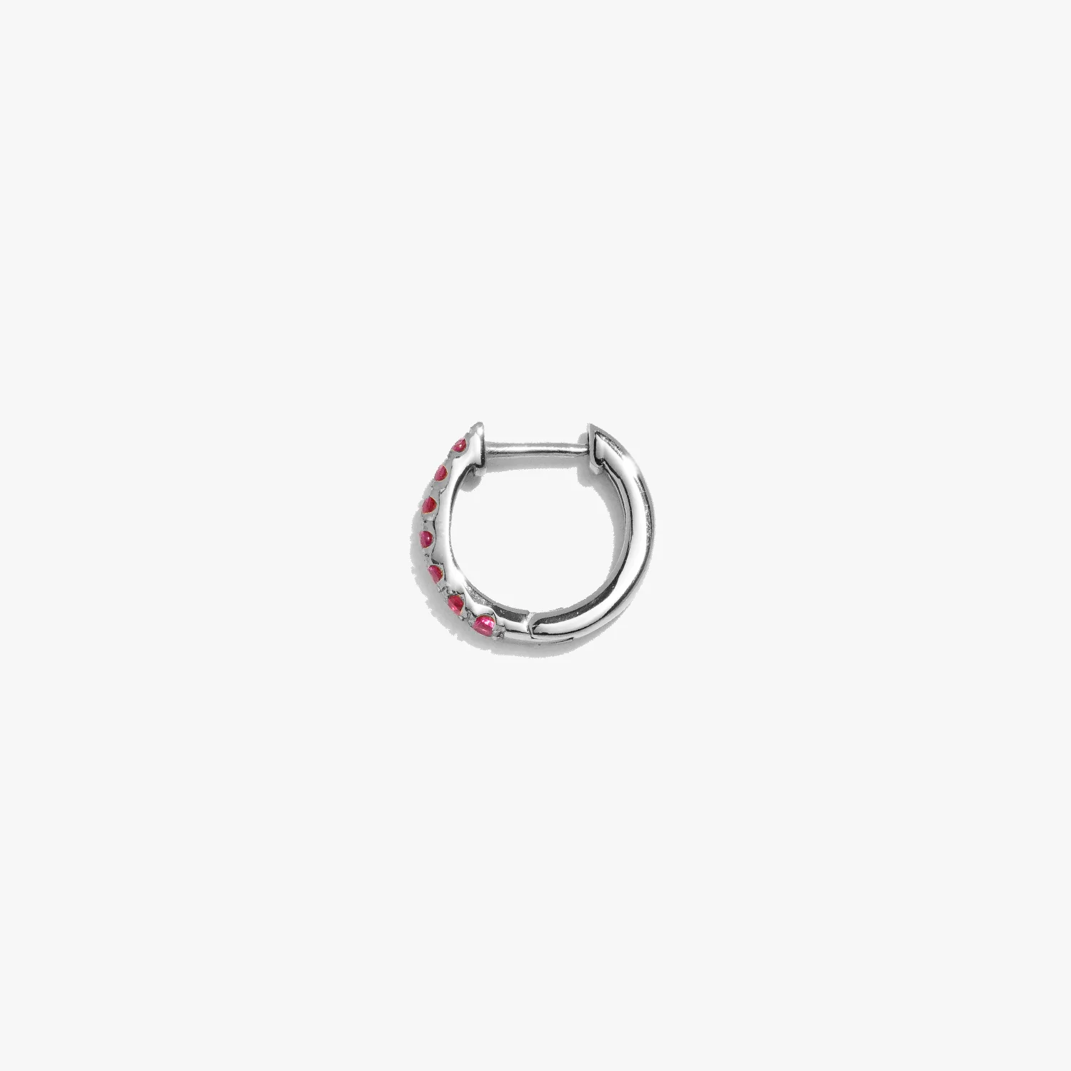 Ruby Satellite Huggie (Single) - Image 13