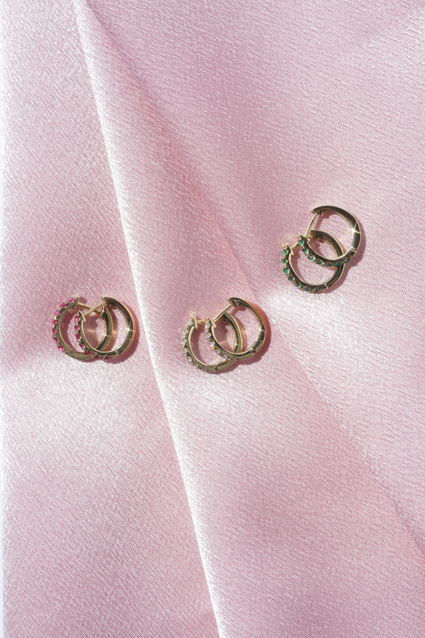 Ruby Satellite Huggie (Single) - Image 6