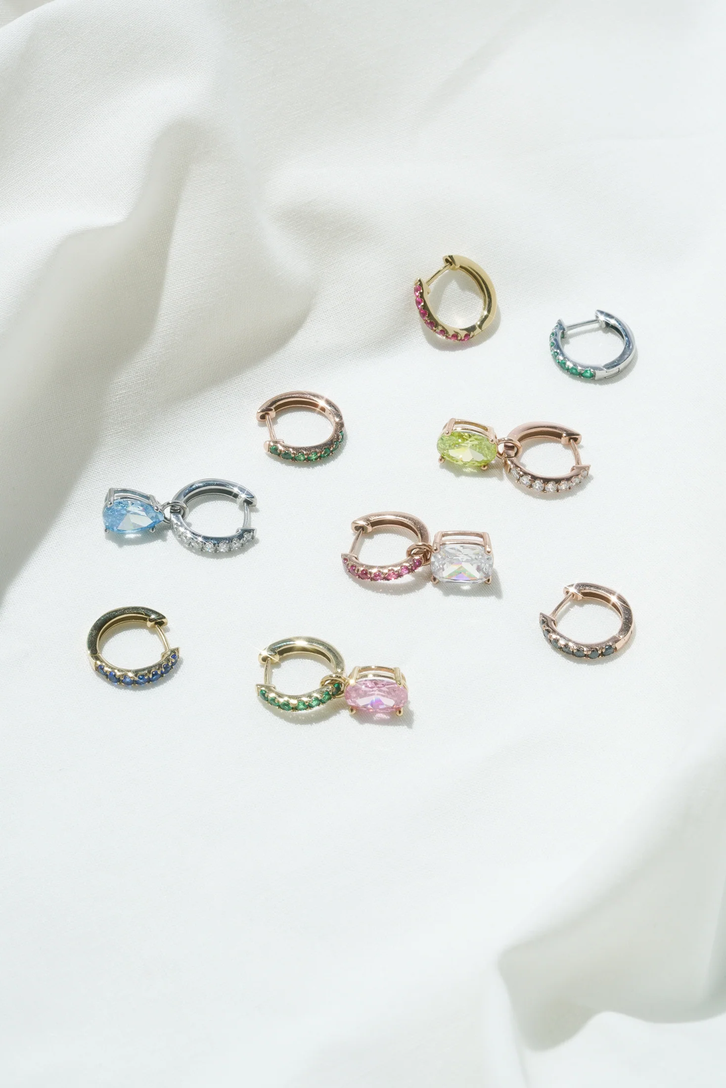 Sapphire Satellite Huggie (Single) - Image 3