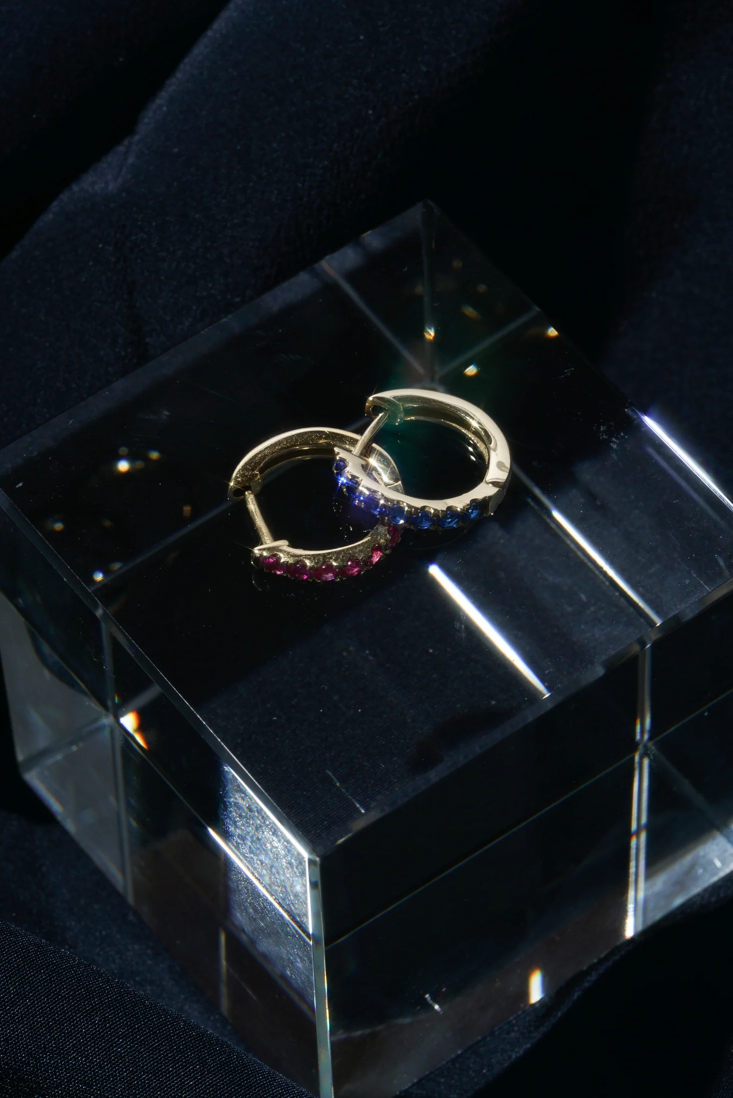 Sapphire Satellite Huggie (Single) - Image 7