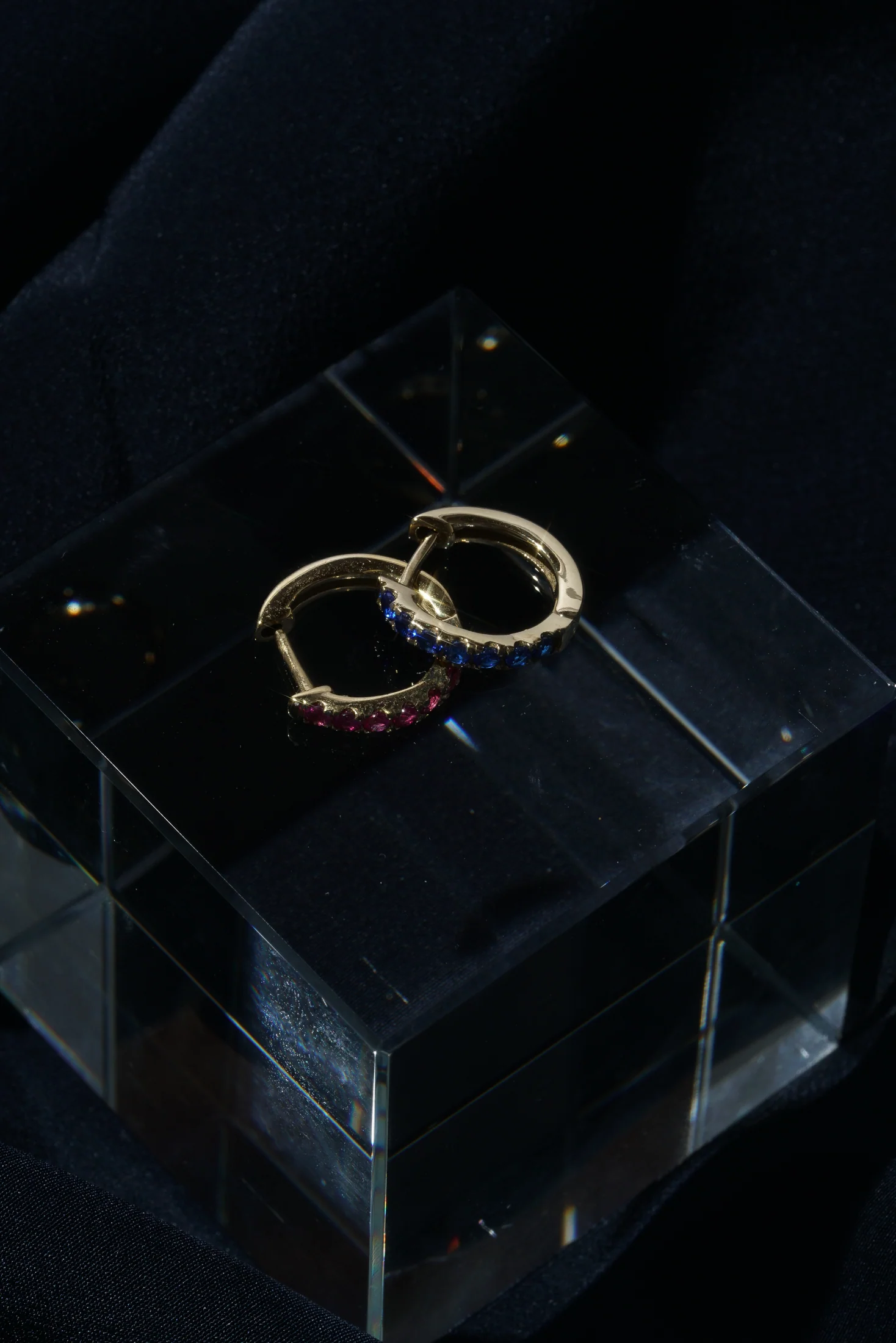Sapphire Satellite Huggies (Pair) - Image 6