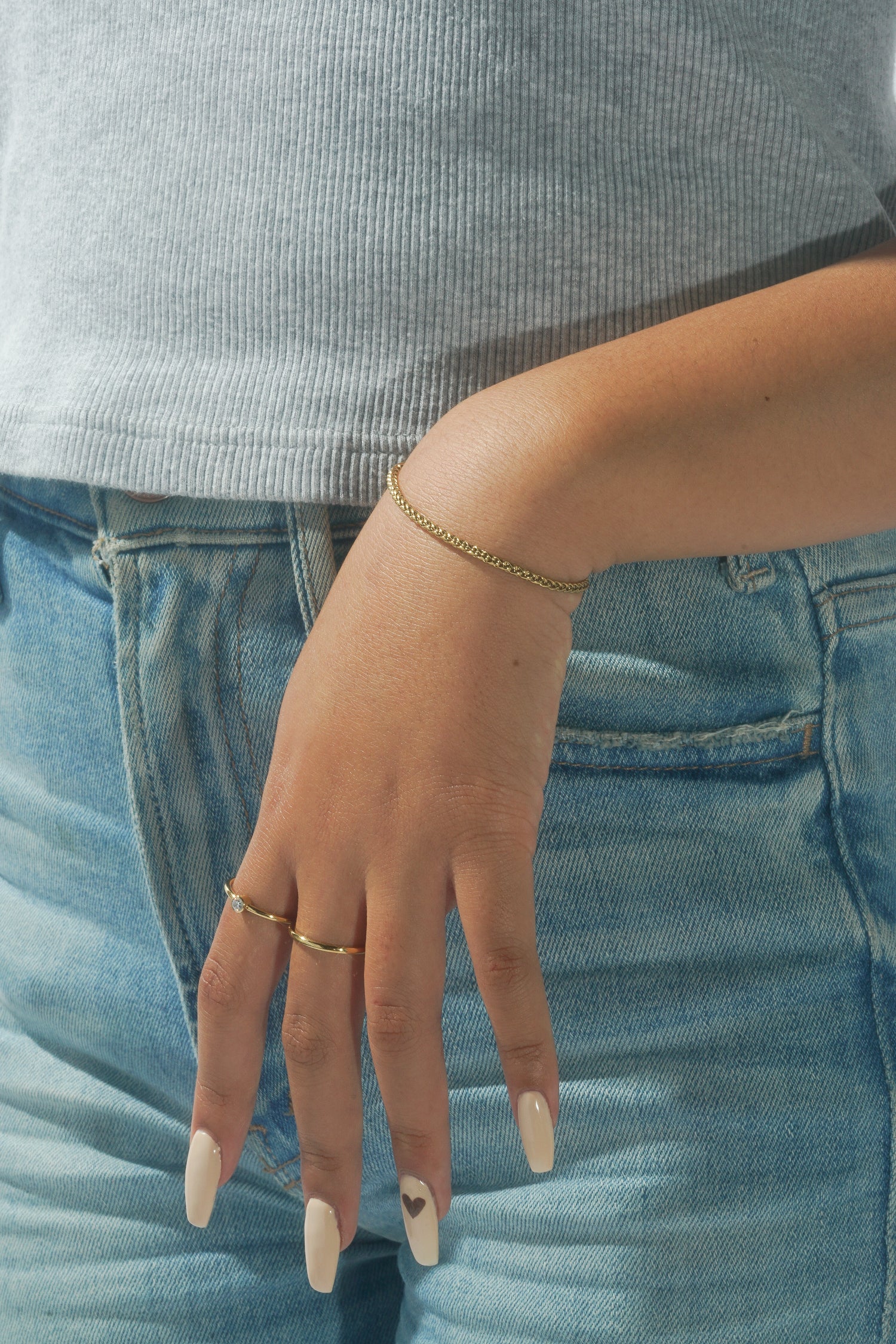 Square Rolo Bracelet - Image 3