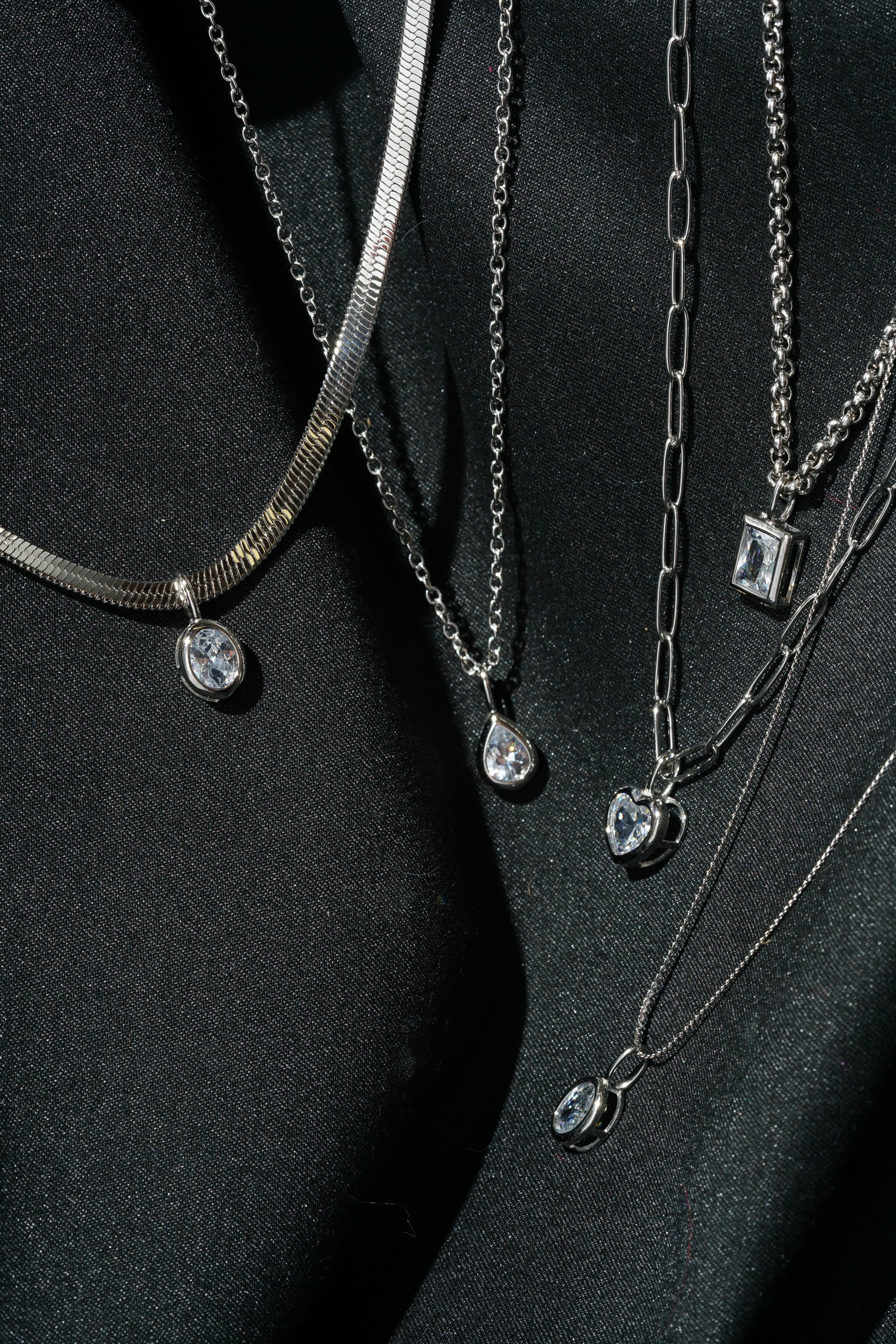 Teardrop Bezel Pendant - (Single) - Image 10