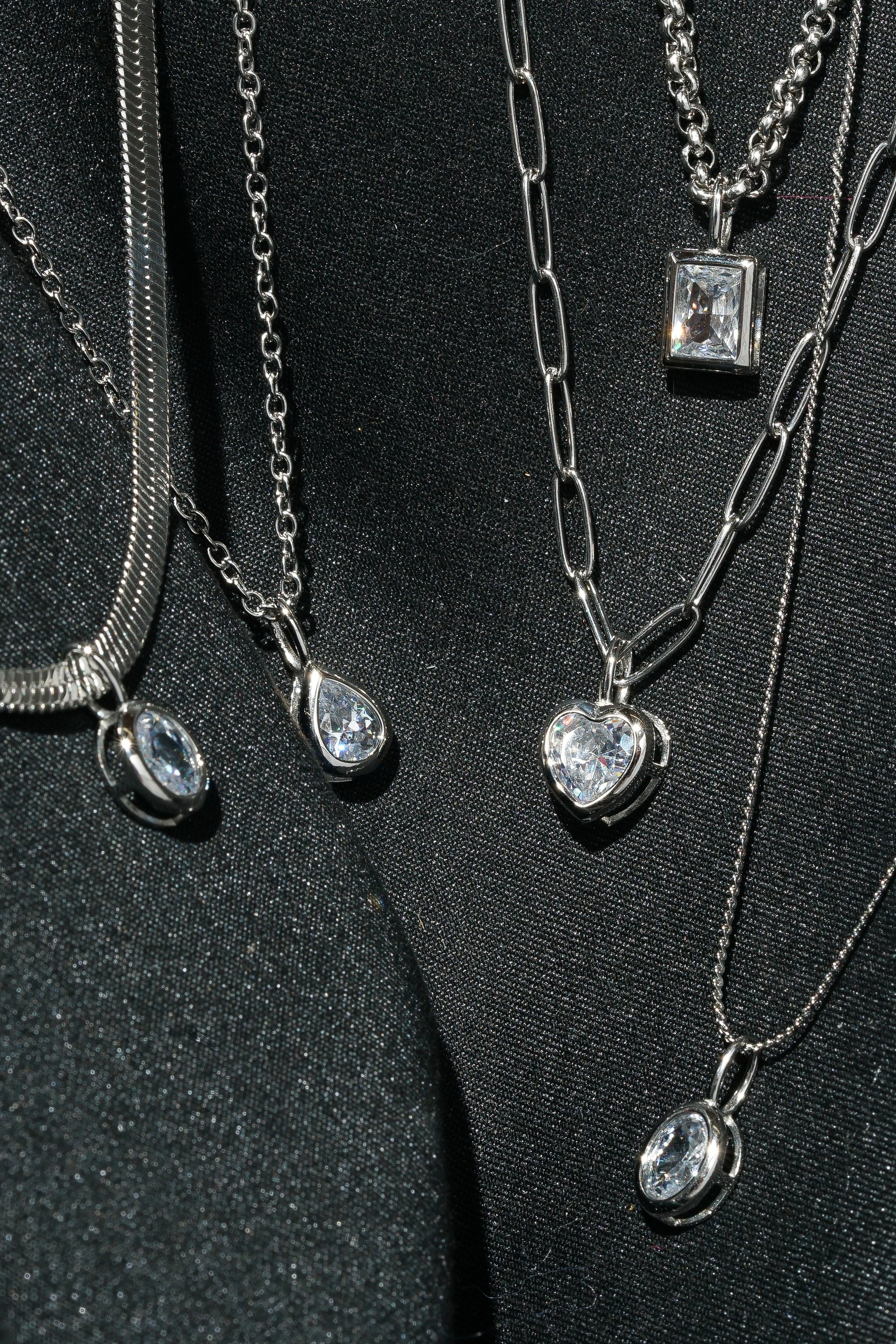 Teardrop Bezel Pendant - (Single) - Image 11