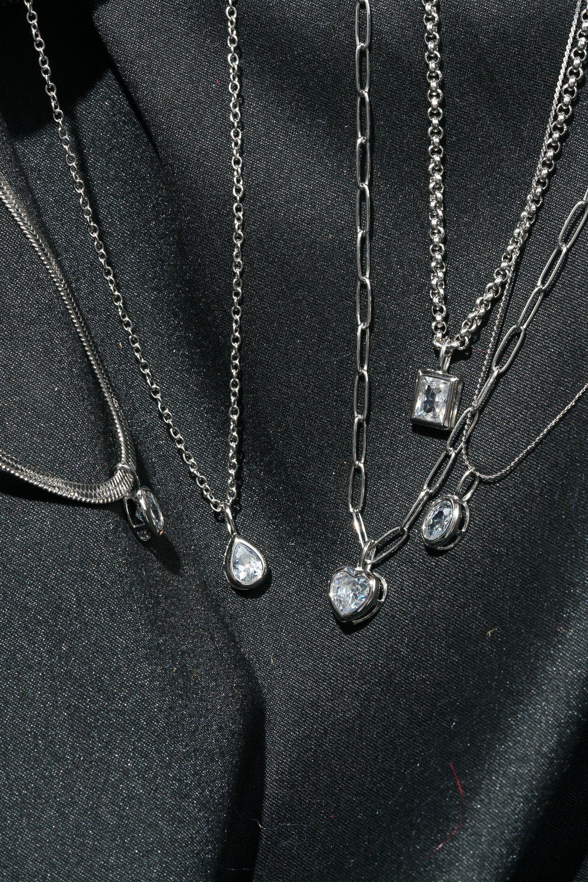 Teardrop Bezel Pendant - (Single) - Image 7