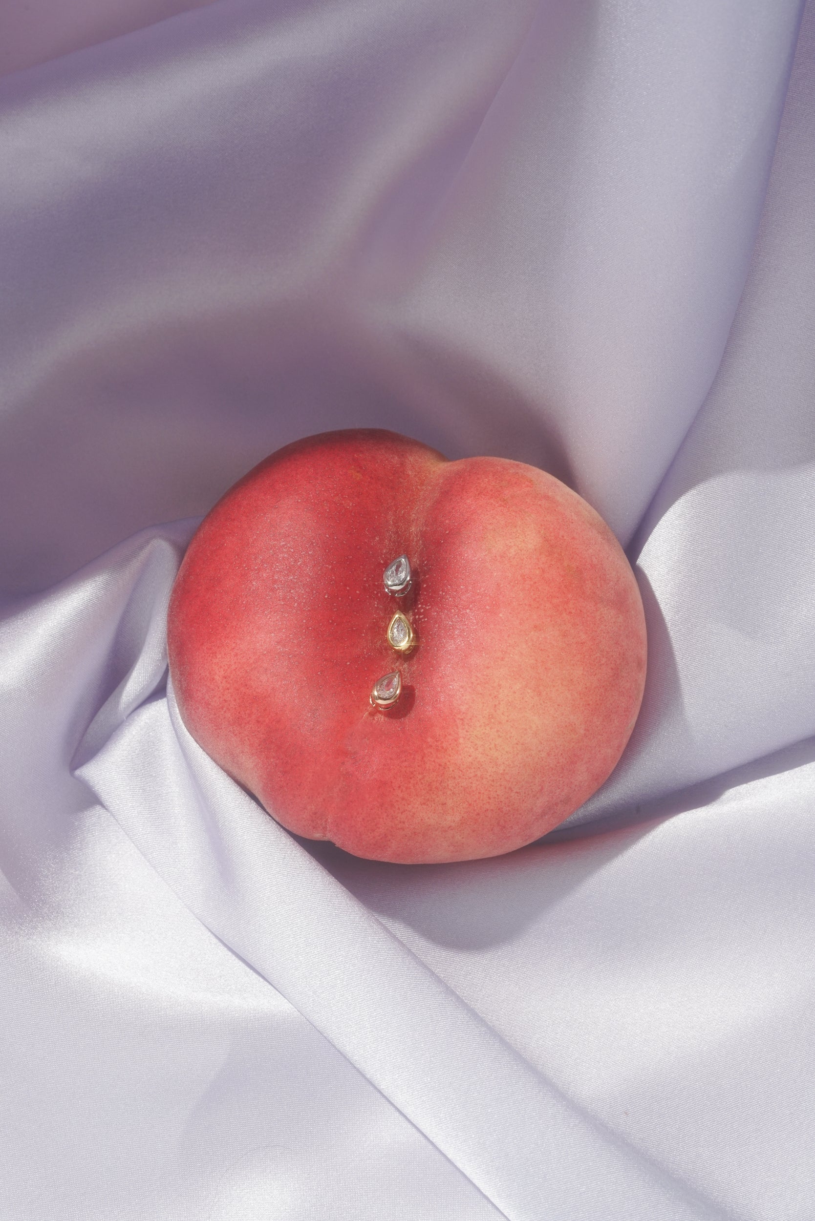 Teardrop Bezel Stud (Single) - Image 12