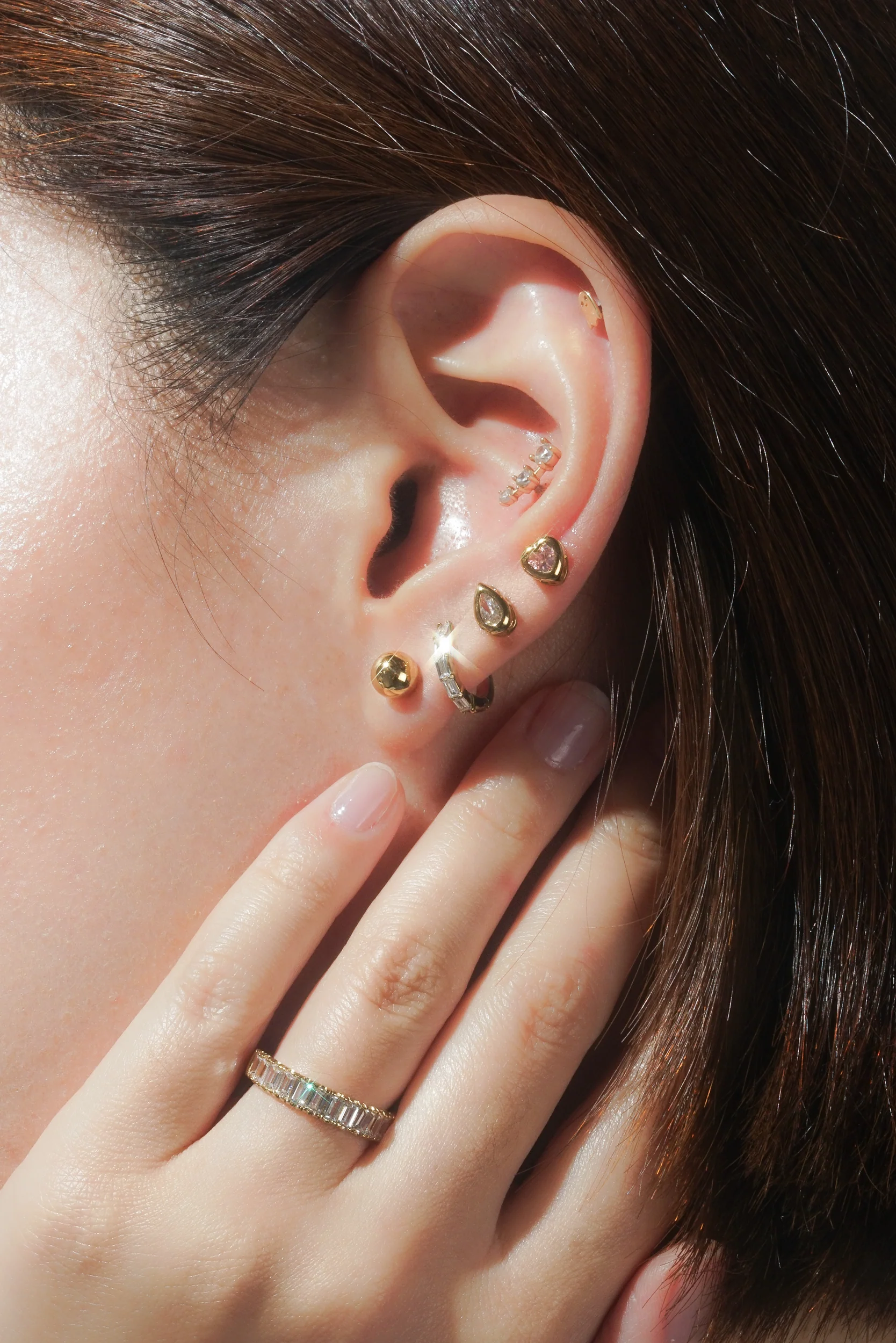 Teardrop Bezel Stud (Single) - Image 14