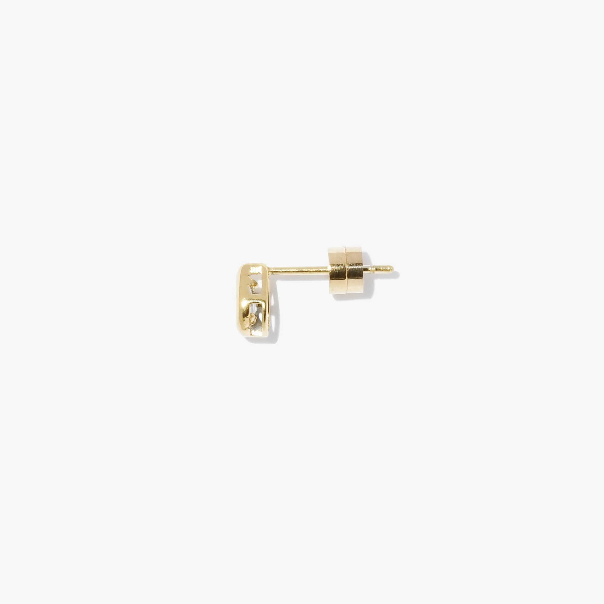 Teardrop Bezel Stud (Single) - Image 3