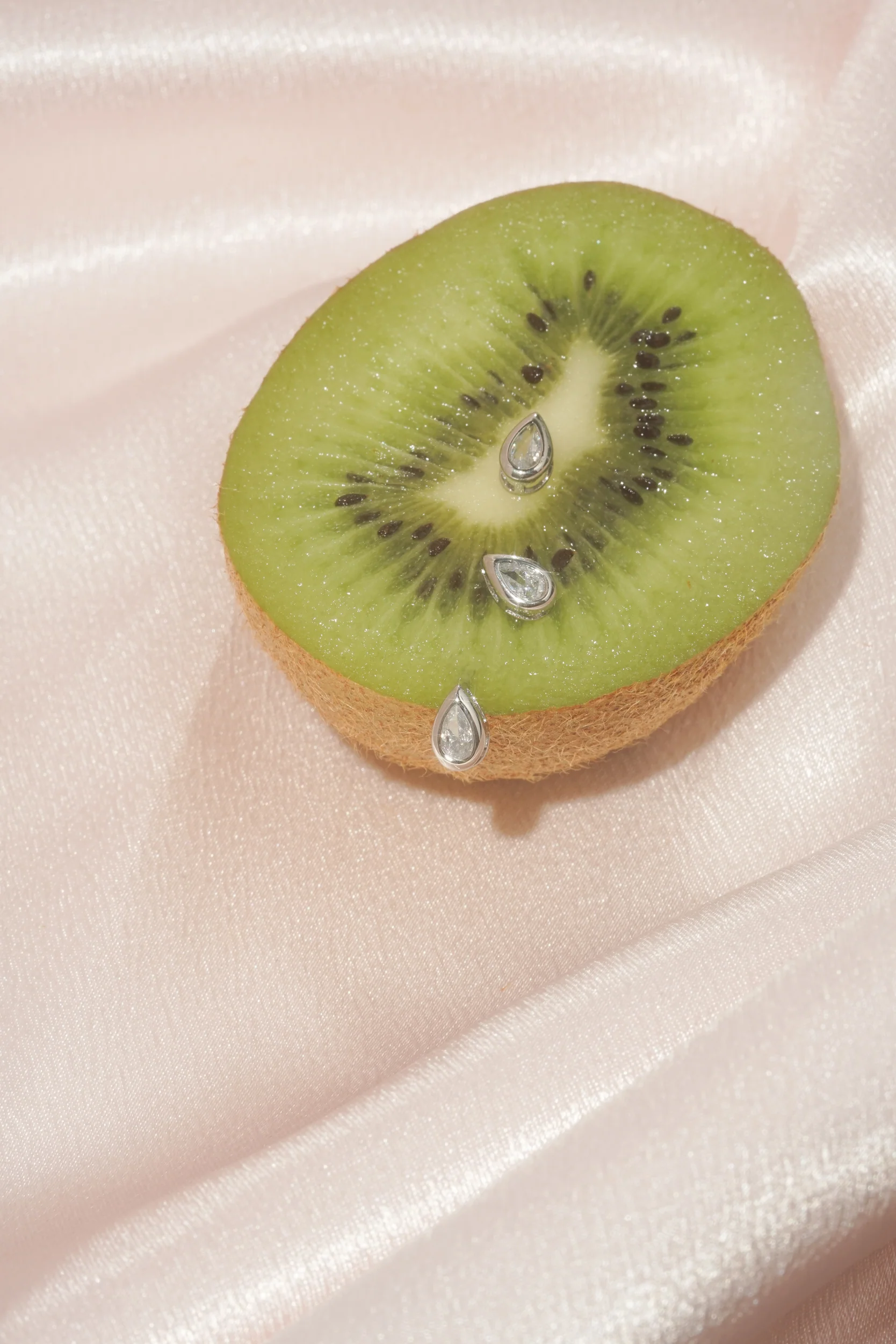 Teardrop Bezel Stud (Single) - Image 5
