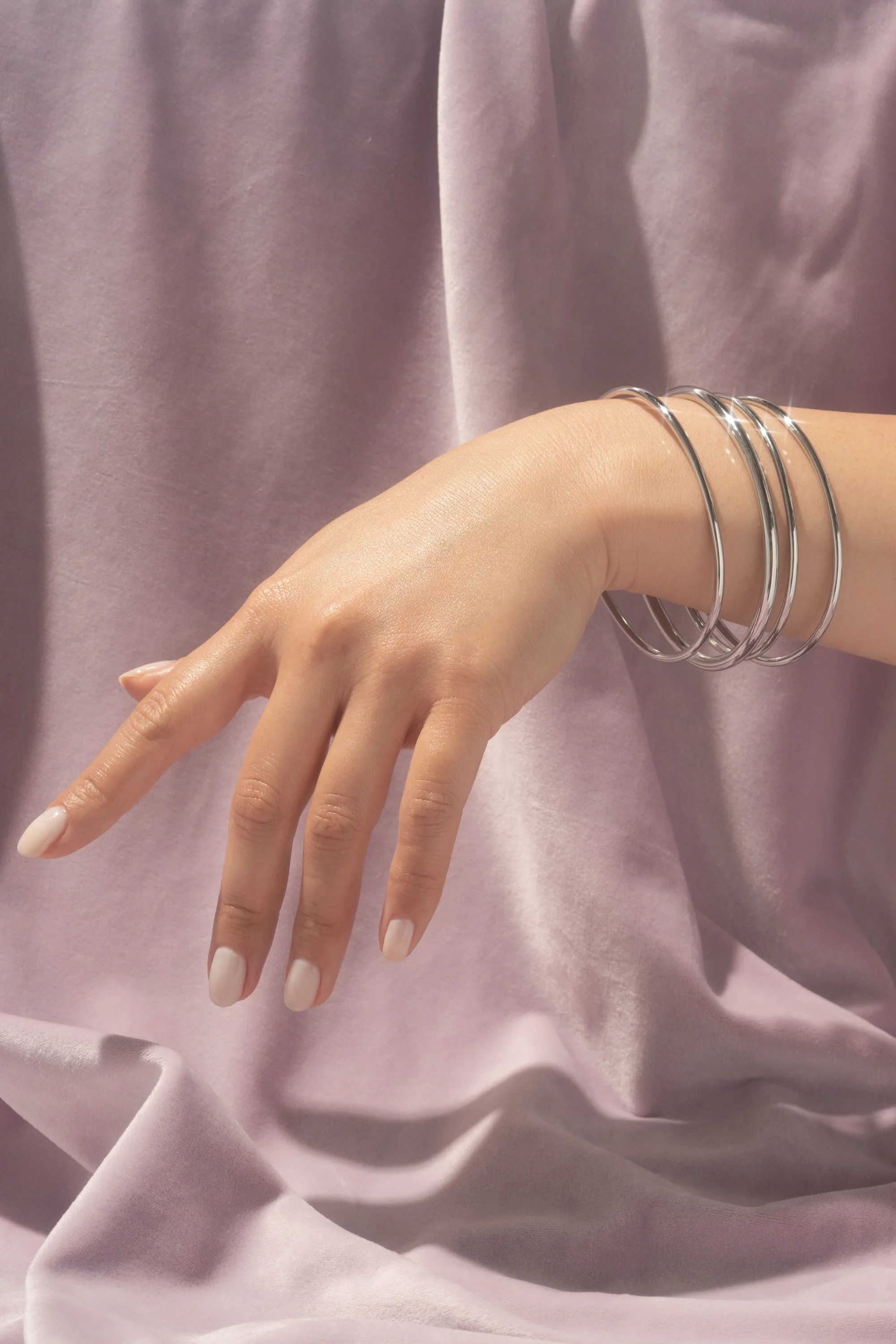 Thin Bangle - Hypoallergenic Steel - Image 3