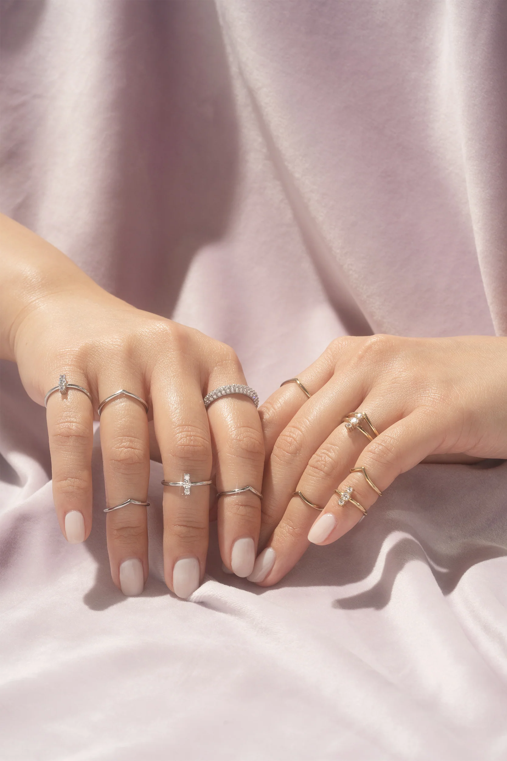 Trio Midi Ring - Hypoallergenic Steel - Image 5