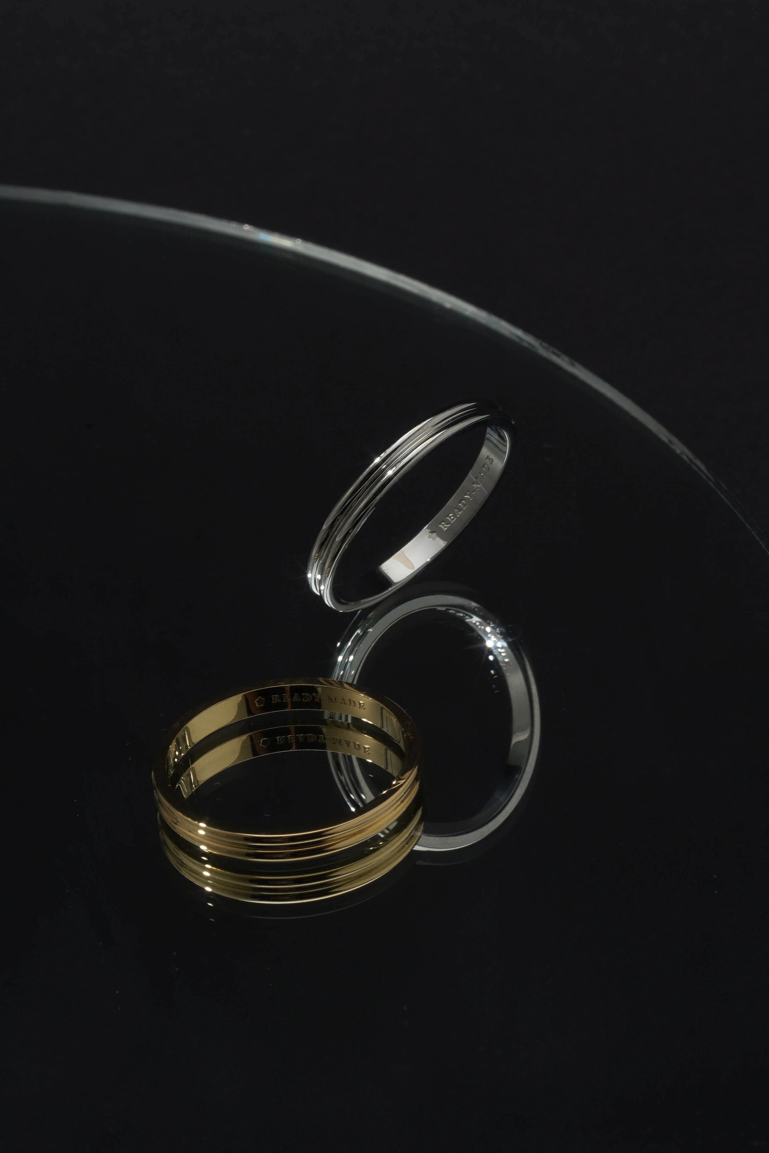 Twin Saturn Thin Ring - Image 4