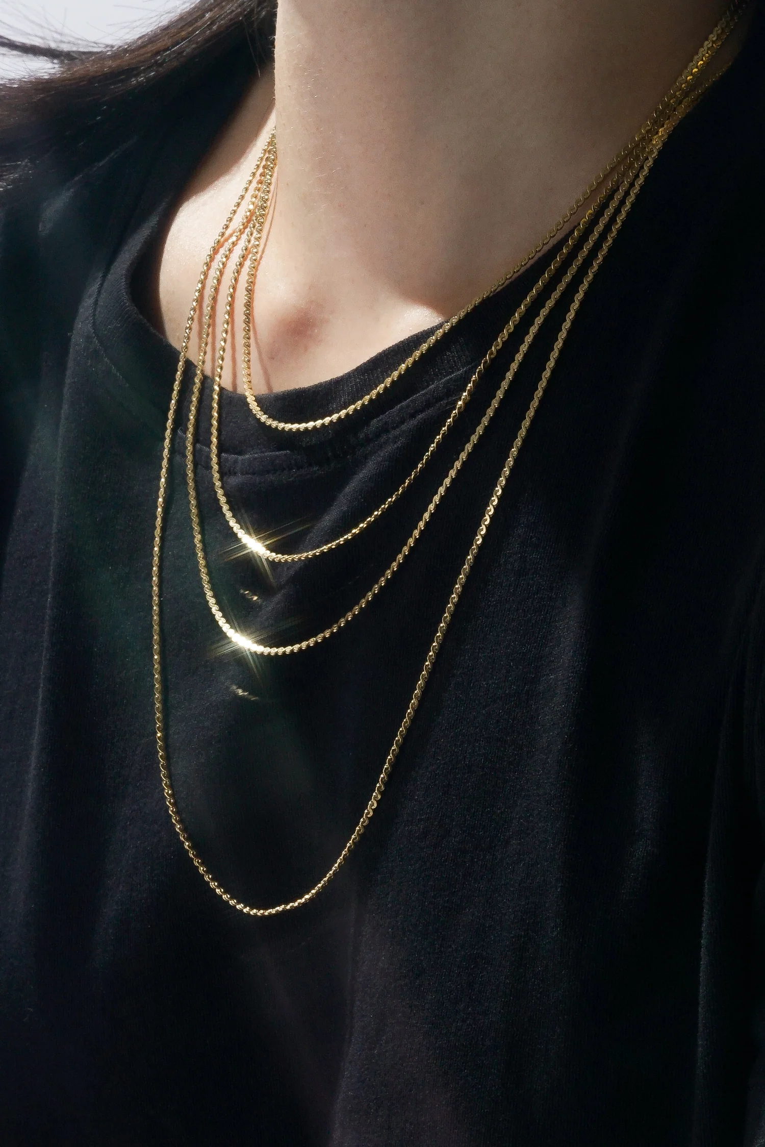 Wave Chain - Hypoallergenic Steel - Image 3