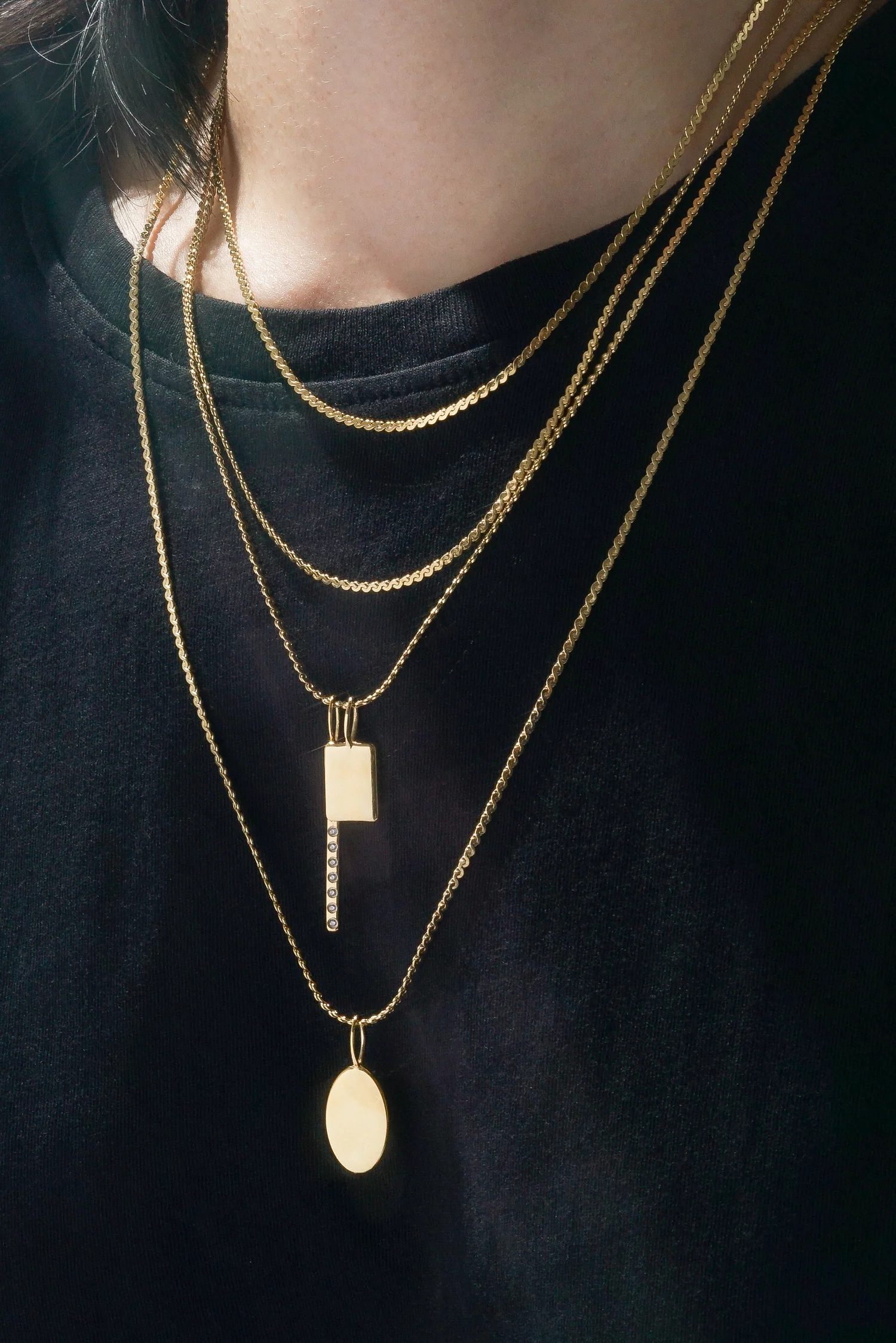 Wave Chain - Hypoallergenic Steel - Image 4