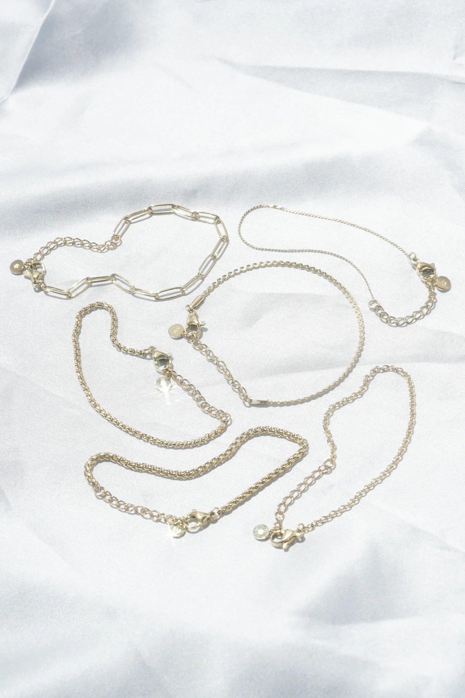 Wave Chain Anklet - Image 3